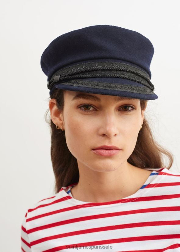Saint James casquette marine marine unisexe casquette de marin français ZZ48R225