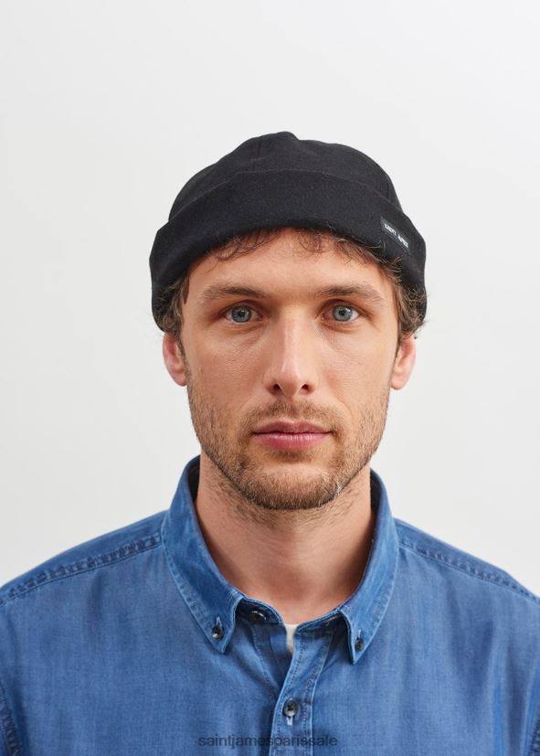 Saint James marin miki noir unisexe bouchon de montre ZZ48R280