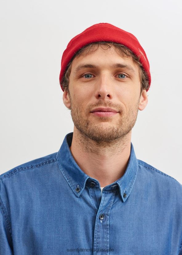 Saint James marin miki rouge unisexe bouchon de montre ZZ48R223