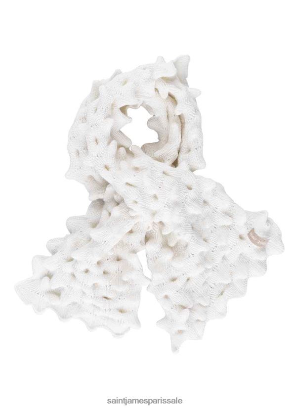 Saint James alvéole Ivoire unisexe écharpe en tricot fantaisie ZZ48R2102