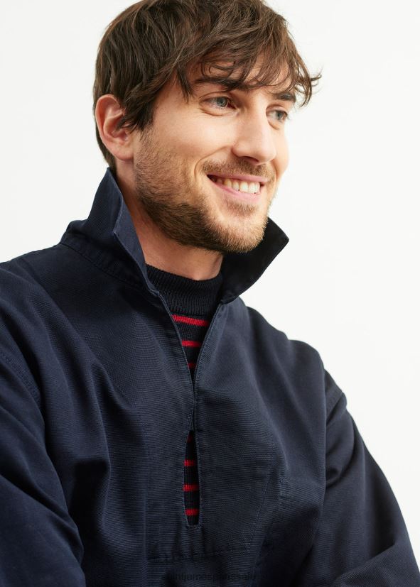 Saint James Némo II marine unisexe veste de marin français en toile de coton ZZ48R2158